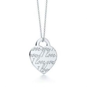 'I Love You' Tiffany & Co necklace