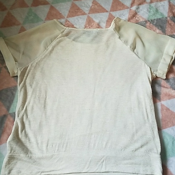 BCX Cream Lace Shirt - Picture 2 of 3