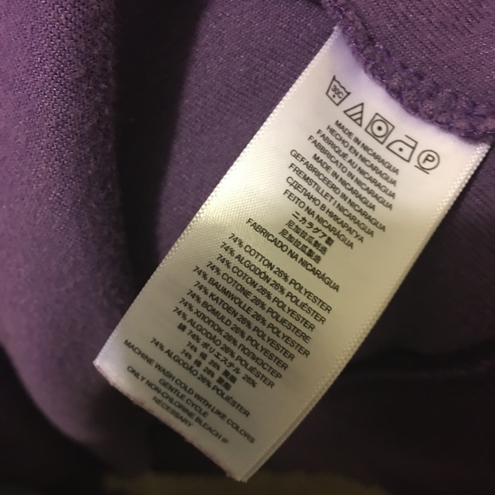 ❌SOLD❌Michael Kors Purple Velvet Zip Up jacket - Picture 4 of 6