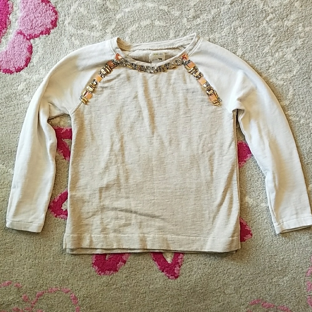 Crewcuts Jeweled swestshirt