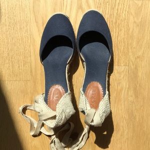 J. Crew Espadrilles Navy- never been worn