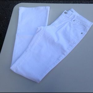 NWT Ann Taylor Loft White Flare Jeans