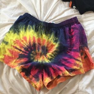 Tye dye softee shorts