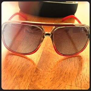 Red Armani Exchange Sunglasses