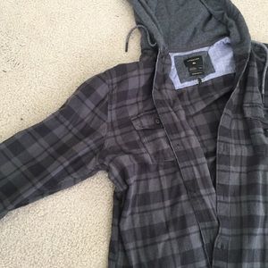 Men's Large Quiksilver Flannel Jacket