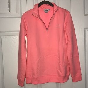 Pink Vineyard Vine Half-Zip sweatshirt