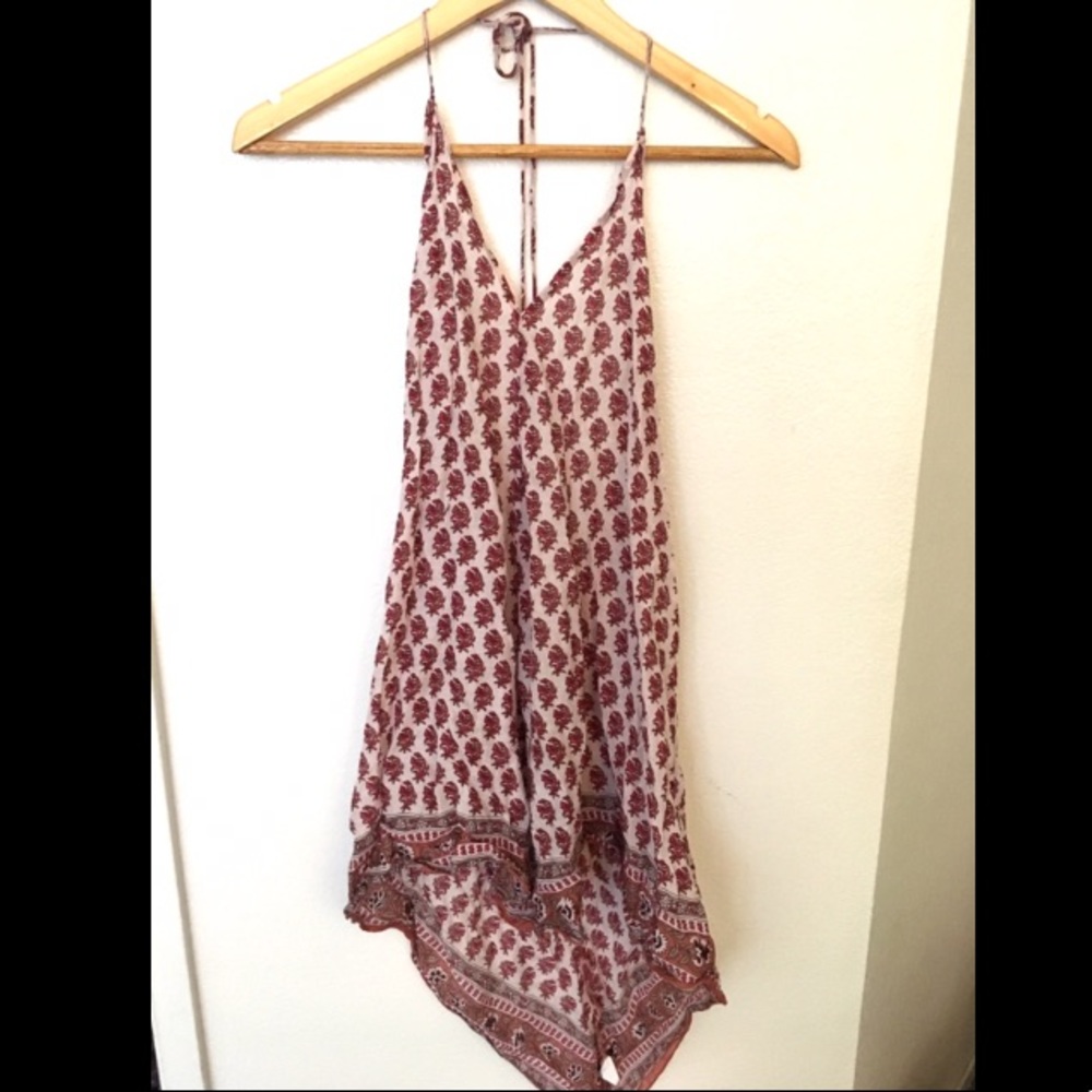 Hi-low breezy, backless sundress!