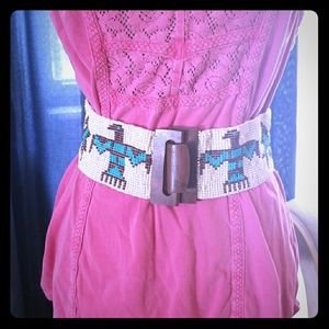 Beaded belt