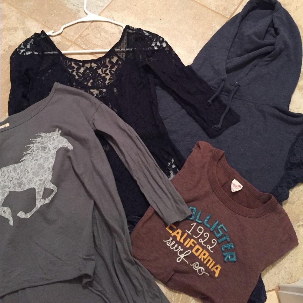 4 Hollister Tops