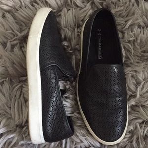 Under armour women's DJ leather slip on sneakers
