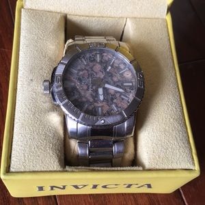 Men's Silver Invicta Watch