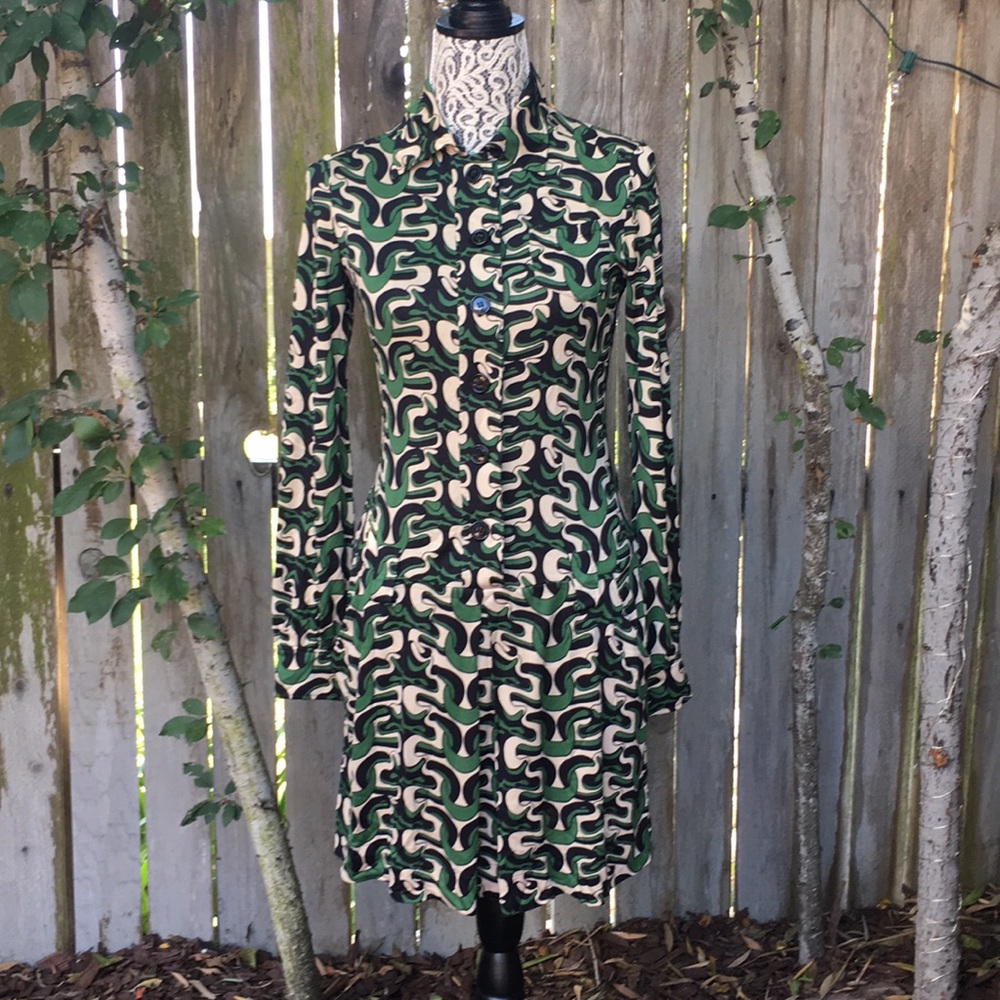 DVF Diane Von Furstenberg Camo Dress