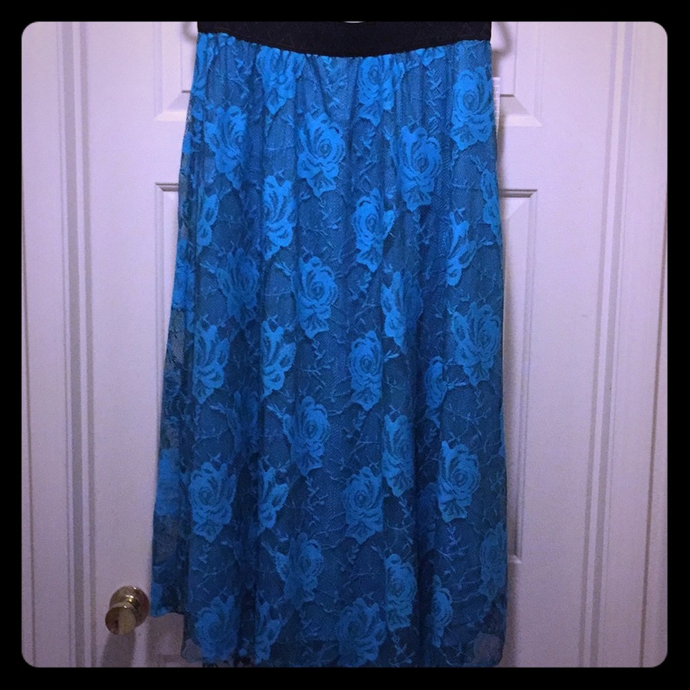 LuLaRoe Lace Lucy Skirt