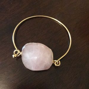 Pink stone bracelet