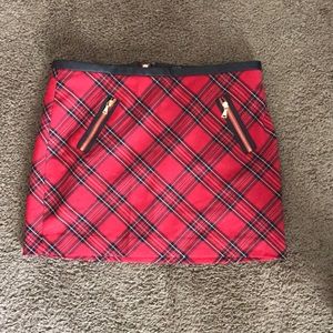 Plaid Skirt