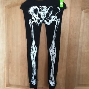 Skeleton leggings