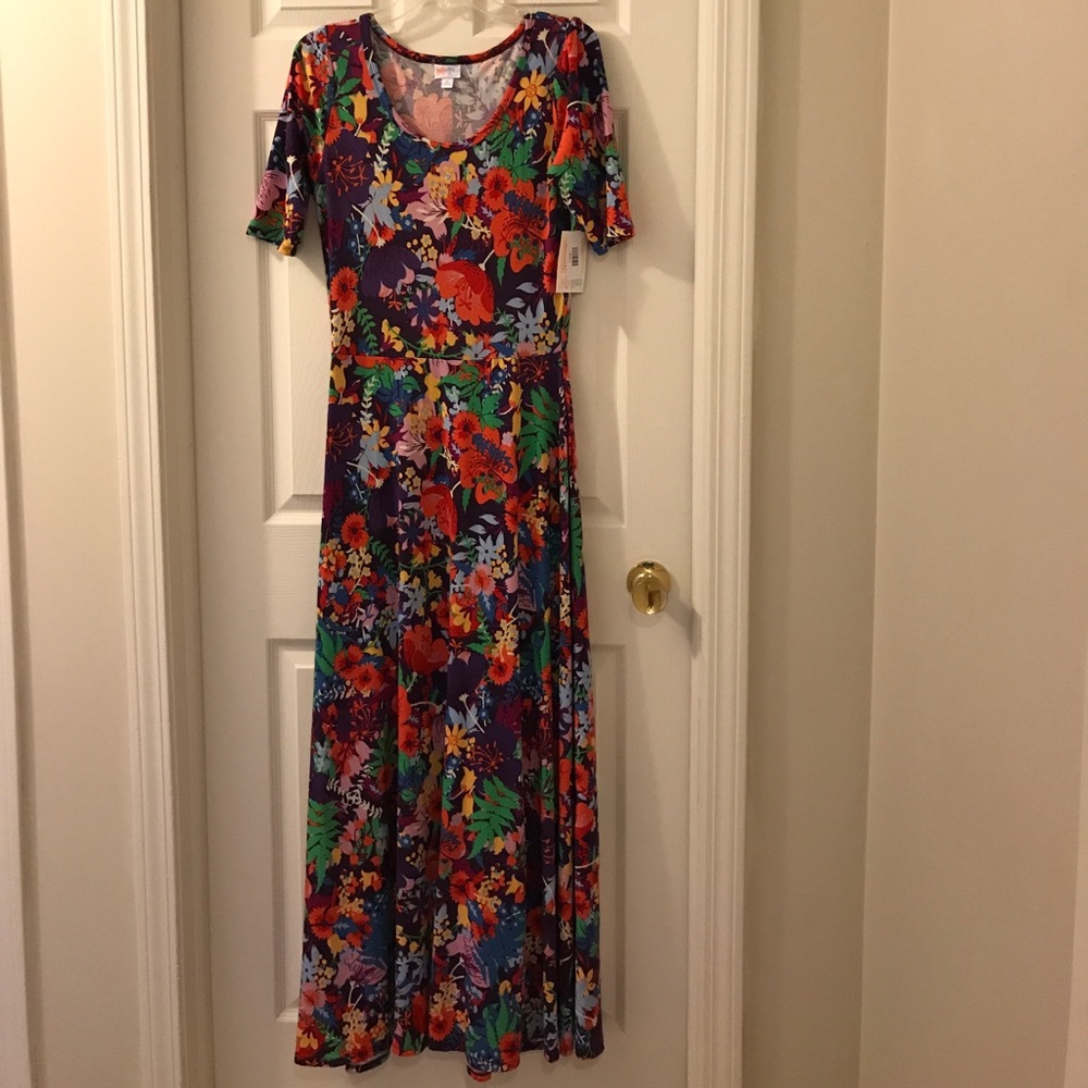 BNWT Floral Lularoe Ana Maxi Dress