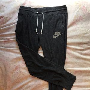 Nike grey cotton sweatpants