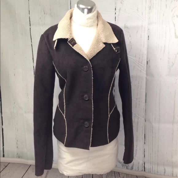 Old Navy Jackets & Blazers - Old Navy Brown Faux Suede Jacket