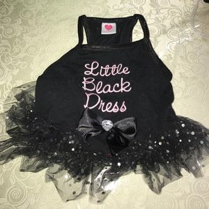 puppy little black dress