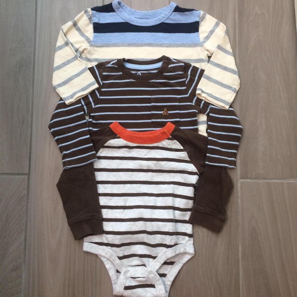 Lot of 3 Baby Gap long sleeve tops