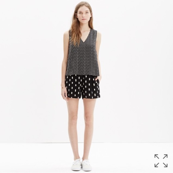 Madewell Other - MADEWELL Overlay romper in ikat brush