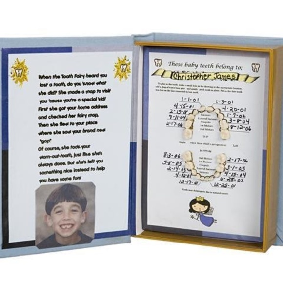 The Baby Teeth Keepsake Book for Boys - Picture 1 of 4