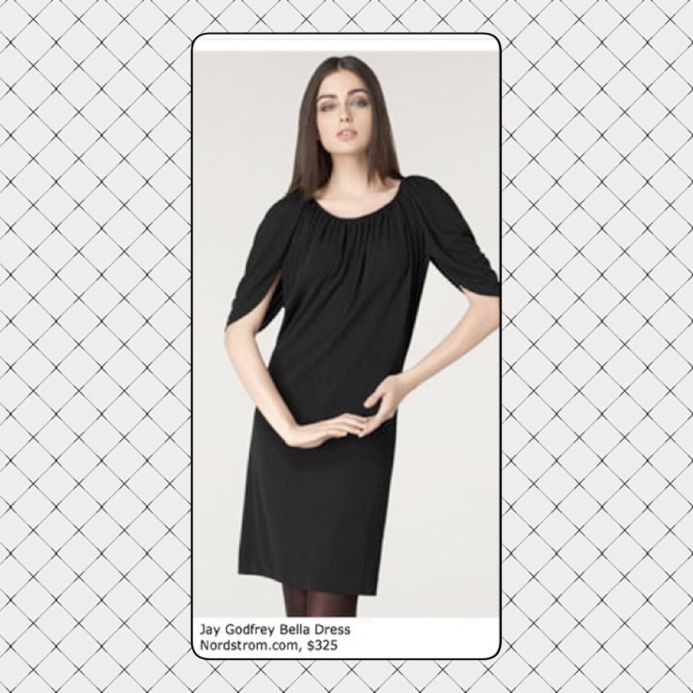 ✖️SOLD Jay Godfrey Bella Black Dress LBD 6 - Picture 7 of 8
