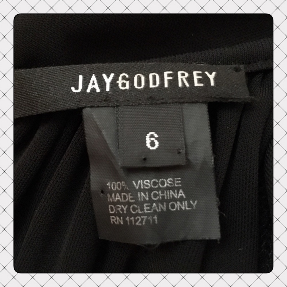✖️SOLD Jay Godfrey Bella Black Dress LBD 6 - Picture 6 of 8