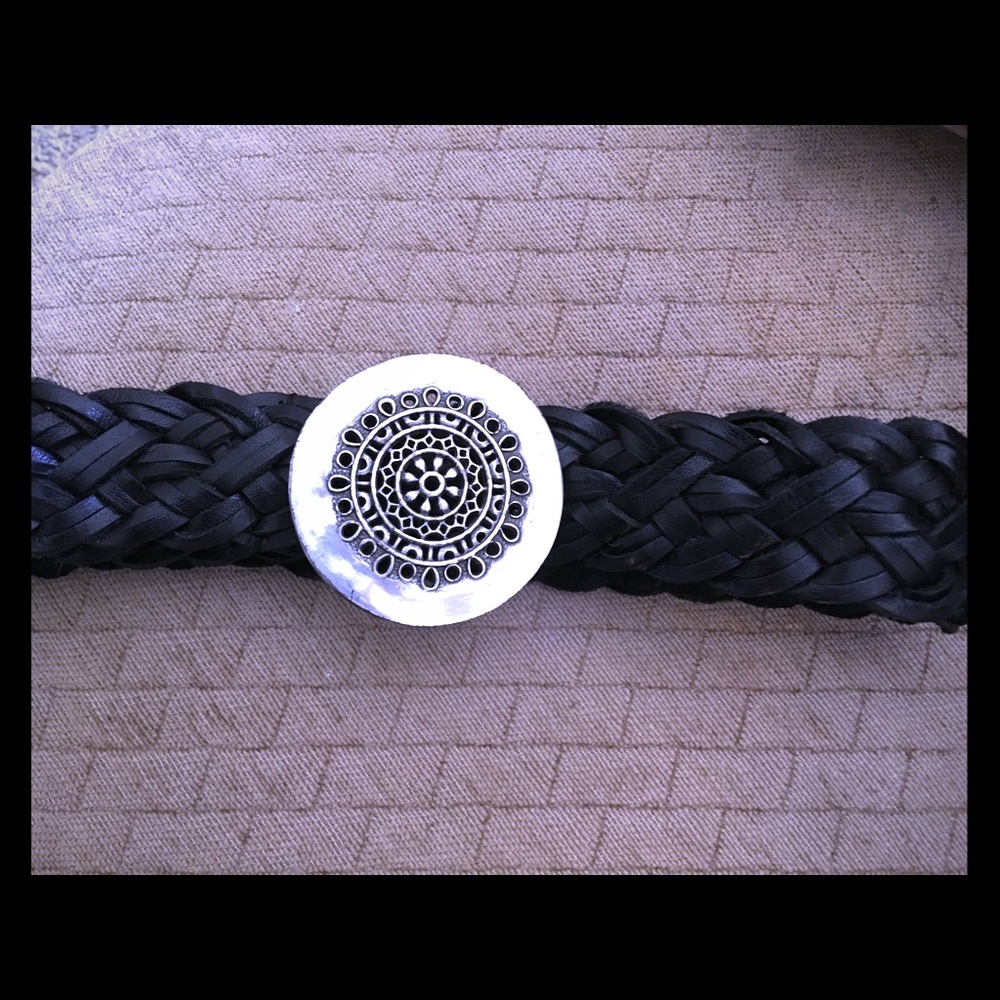 Black Leather Chicos belt