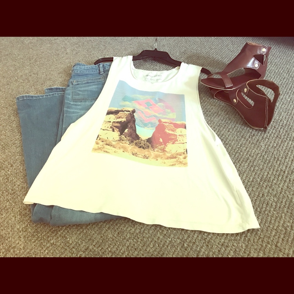 Vintage "Element" Muscle T-shirt