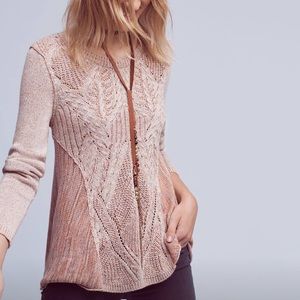 Anthropologie moth sweater sz medium nwt