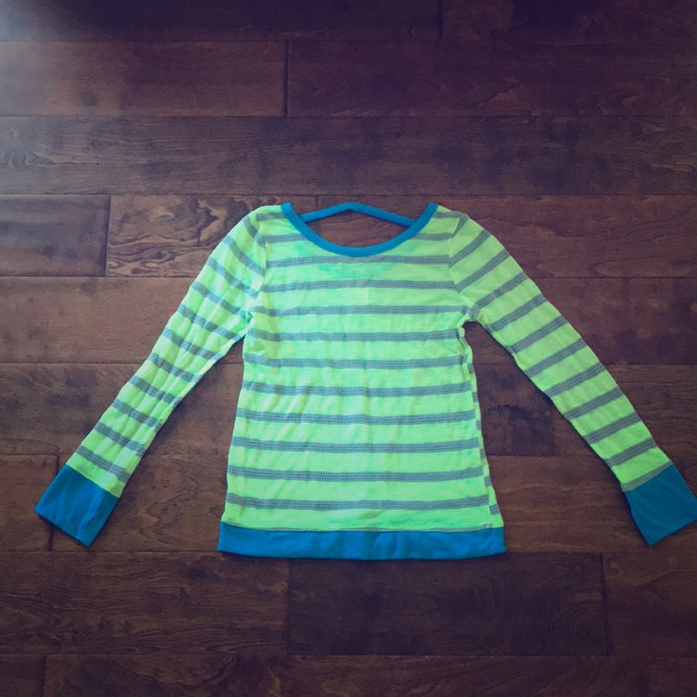 Long sleeve striped shirt