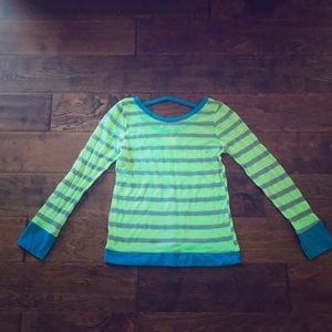 Long sleeve striped shirt