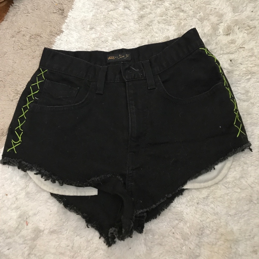 Vans black shorts