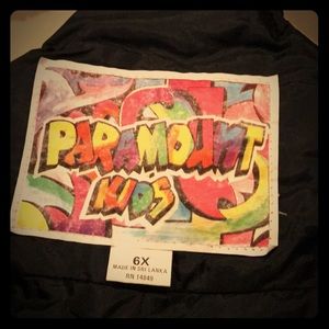 Bib lined kids Snow pants / zipper front