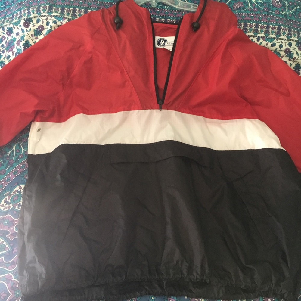 Vintage 1/4 zip windbreaker