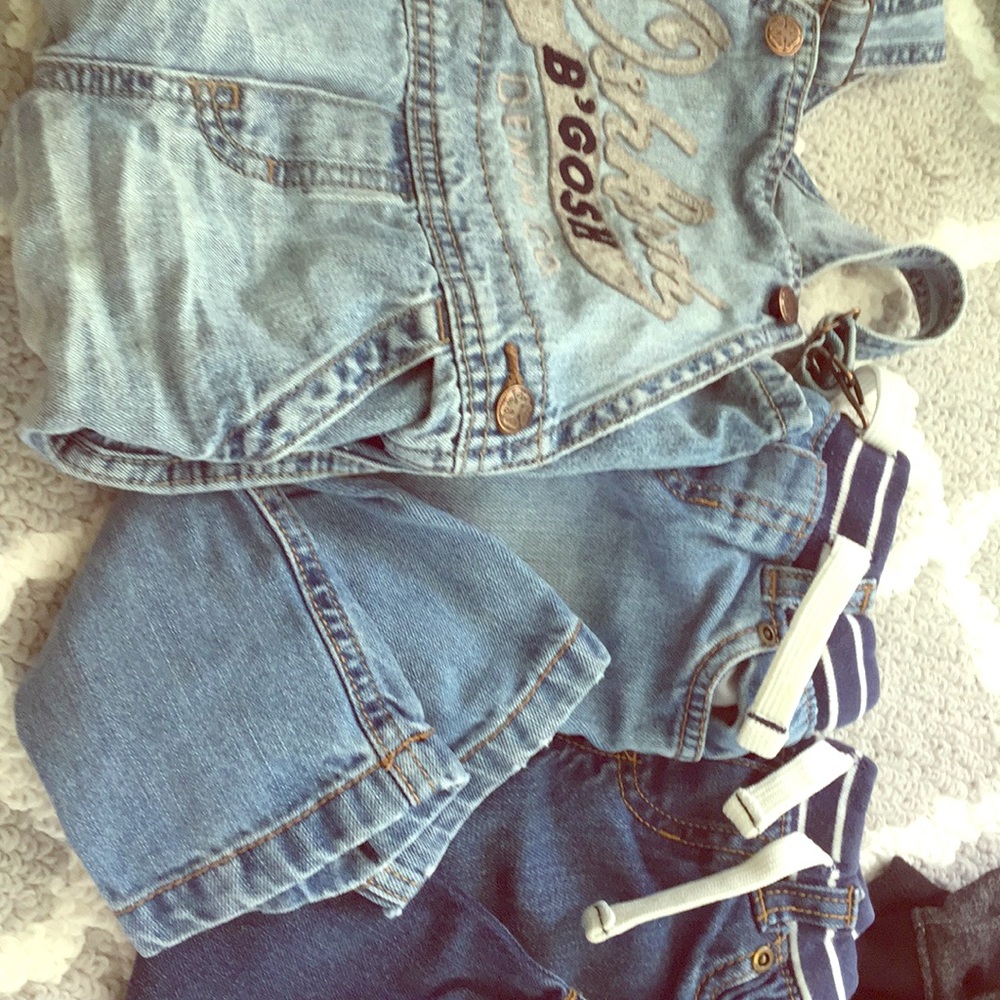 Bundle of baby boys clothes