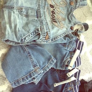 Bundle of baby boys clothes