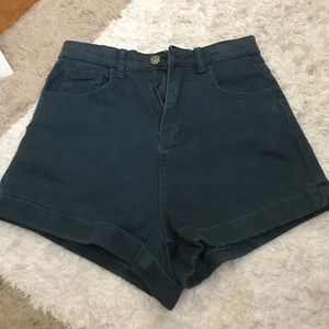 Brandy Melville Navy blue denim shorts