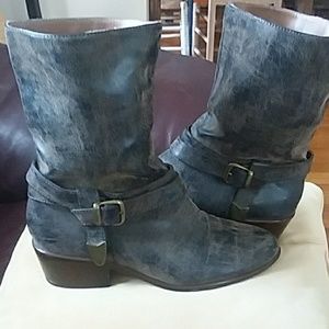Distressed  boots