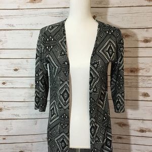 Southwestern Geometric Duster Cardi