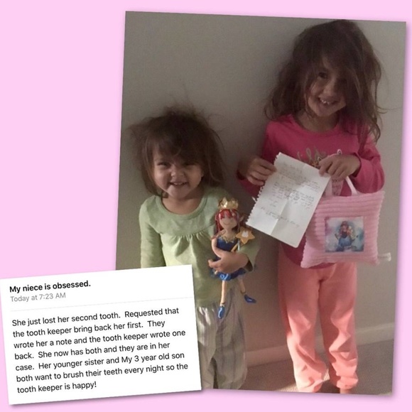 The 5 Piece Tooth Fairy Kit for Girls - Picture 2 of 4