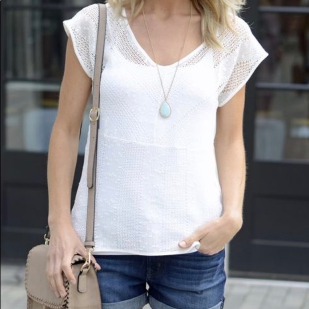 JACK mesh layering tunic