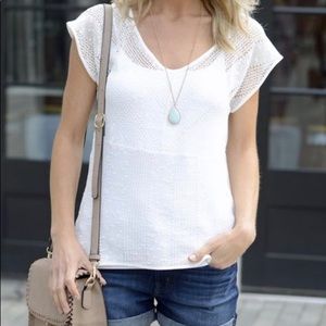 JACK mesh layering tunic