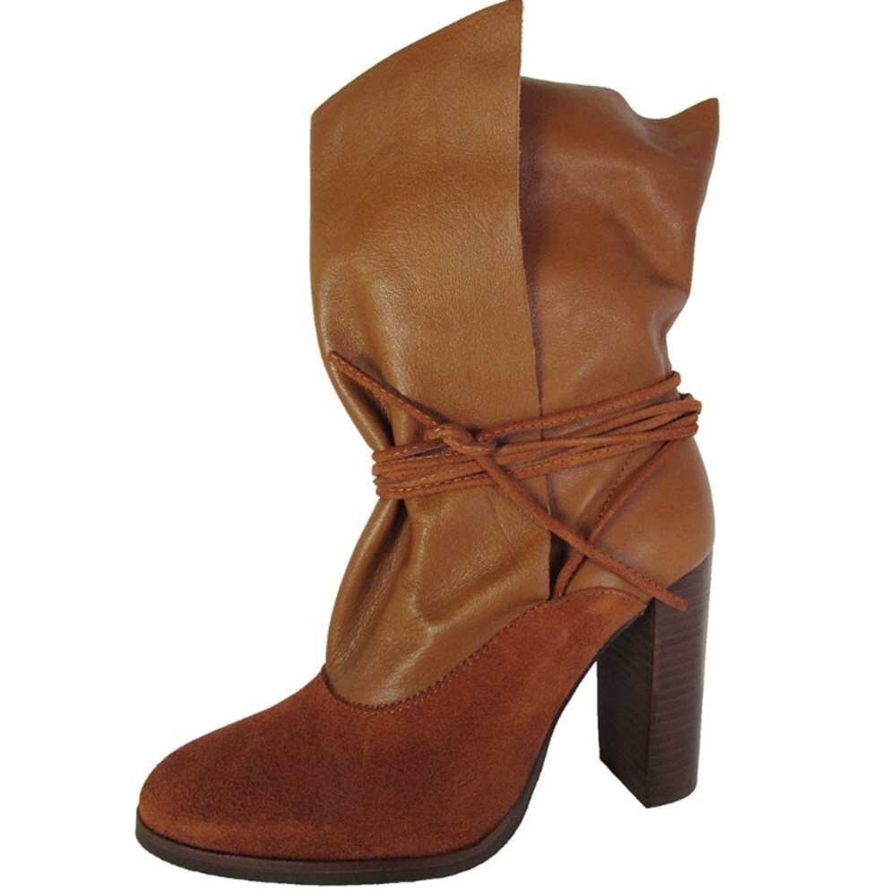 SM BROWN SUEDE BOOTIES