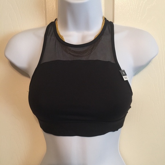 PINK Victoria's Secret Other - NWT pink Victoria's Secret black sports bra XS