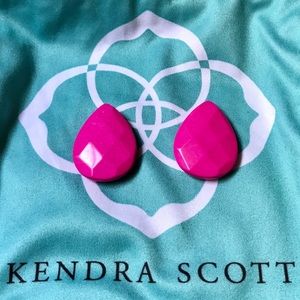 (2) Kendra Scott Magenta Allison Stones