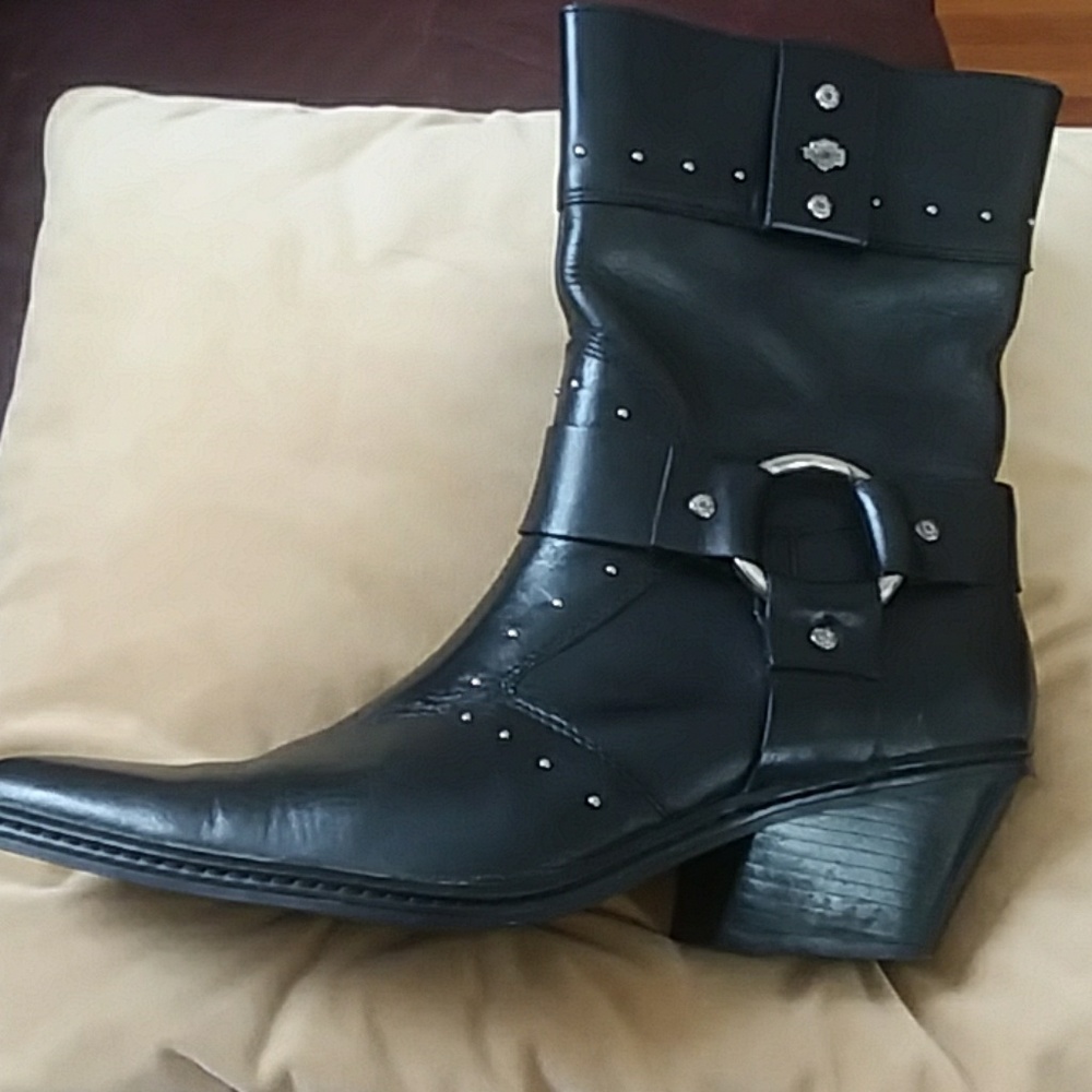 Leather Harley Davidson boots