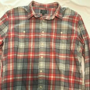 EUC J. Crew men's long sleeve plaid flannel XL